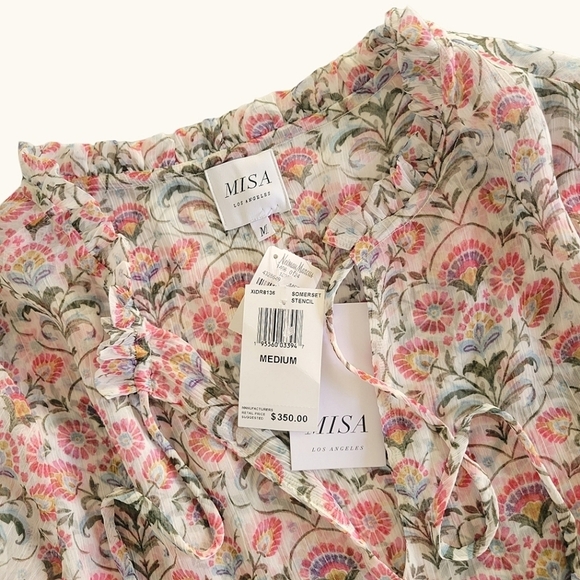 MISA Los Angeles Becca Dress in Sumerset Stencil Medium Becca Mini Dress - Picture 11 of 12